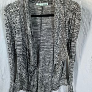 Gray Cardigan with side zipper (M)